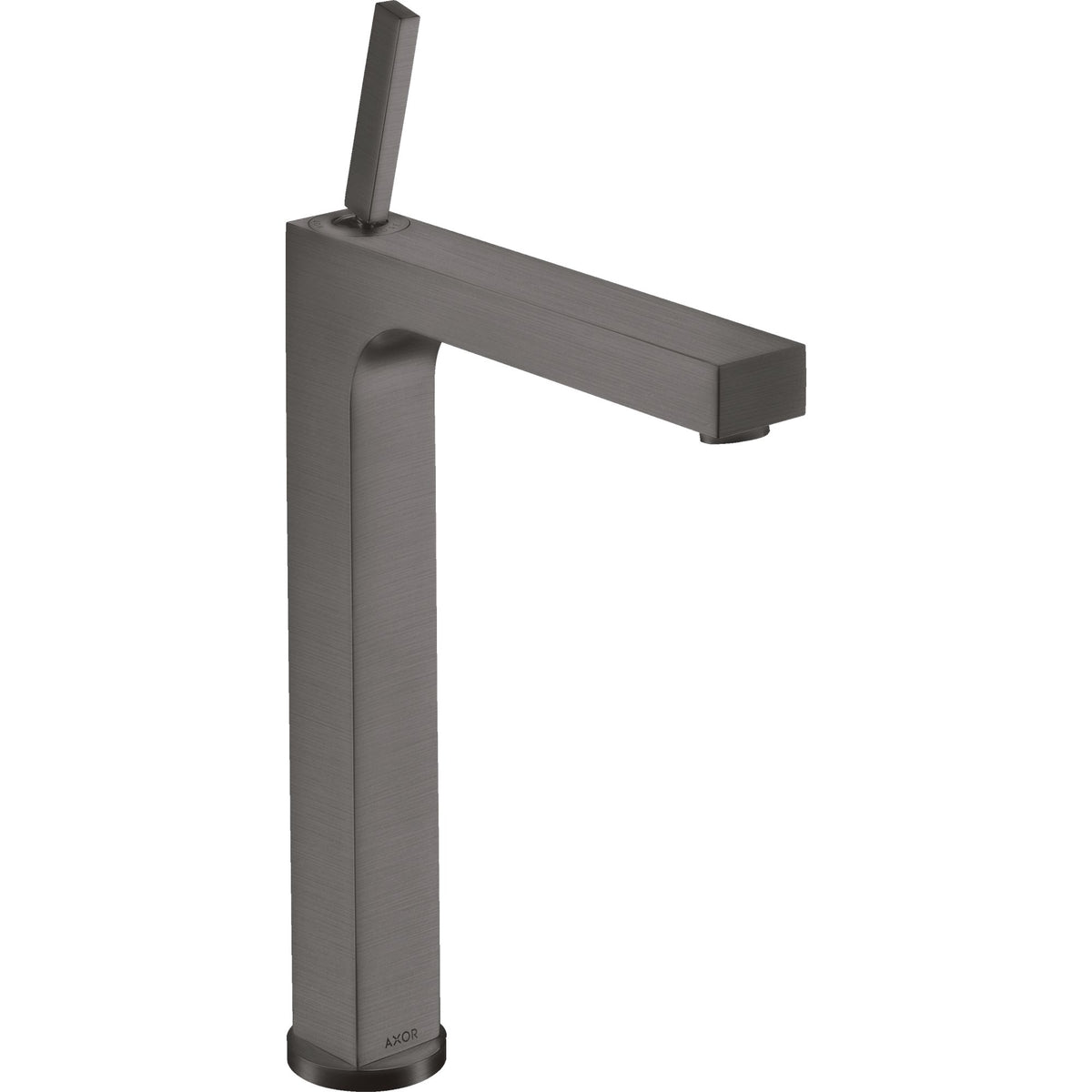 AXOR-Citterio-Single-lever-basin-mixer-280-with-pin-handle-for-wash-bowls-with-pop-up-waste-set-Brushed-Black-Chrome-39020340
