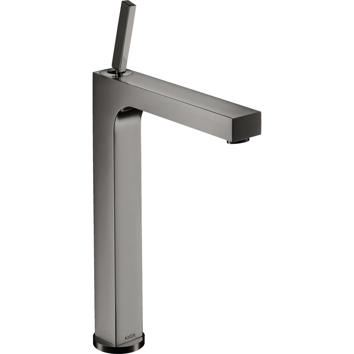 AXOR-Citterio-Single-lever-basin-mixer-280-with-pin-handle-for-wash-bowls-with-pop-up-waste-set-Polished-Black-Chrome-39020330