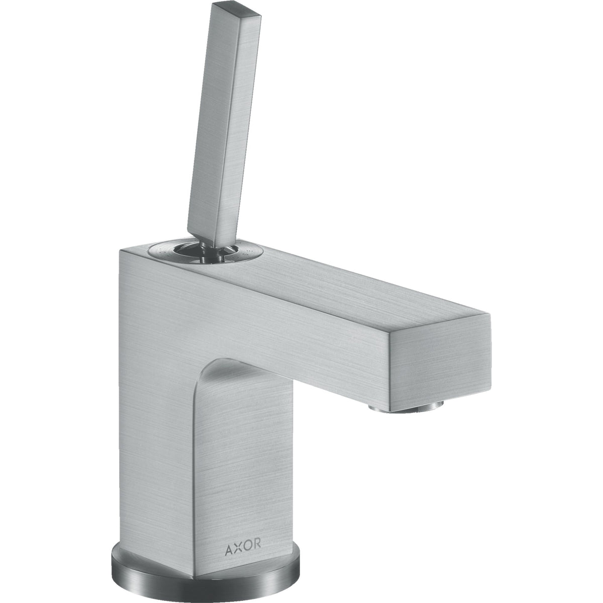 AXOR-Citterio-Single-lever-basin-mixer-80-with-pin-handle-for-hand-wash-basins-with-pop-up-waste-set-Brushed-Chrome-39015260