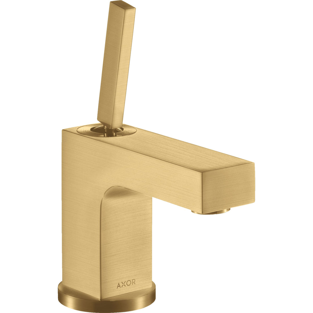 AXOR-Citterio-Single-lever-basin-mixer-80-with-pin-handle-for-hand-wash-basins-with-pop-up-waste-set-Brushed-Gold-Optic-39015250