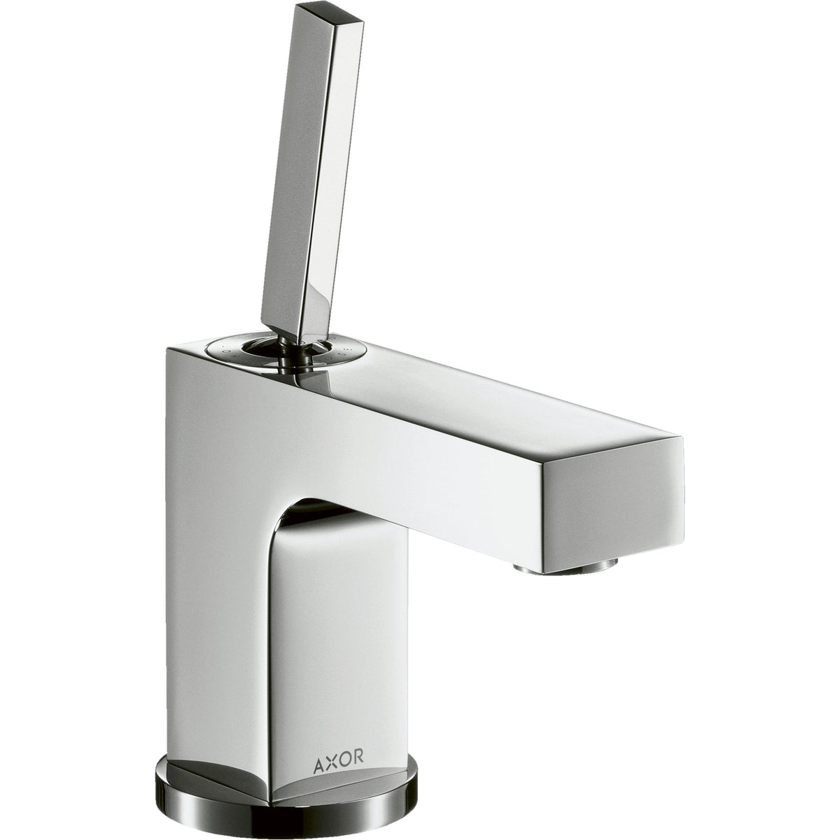 AXOR-Citterio-Single-lever-basin-mixer-80-with-pin-handle-for-hand-wash-basins-with-pop-up-waste-set-Chrome-39015000