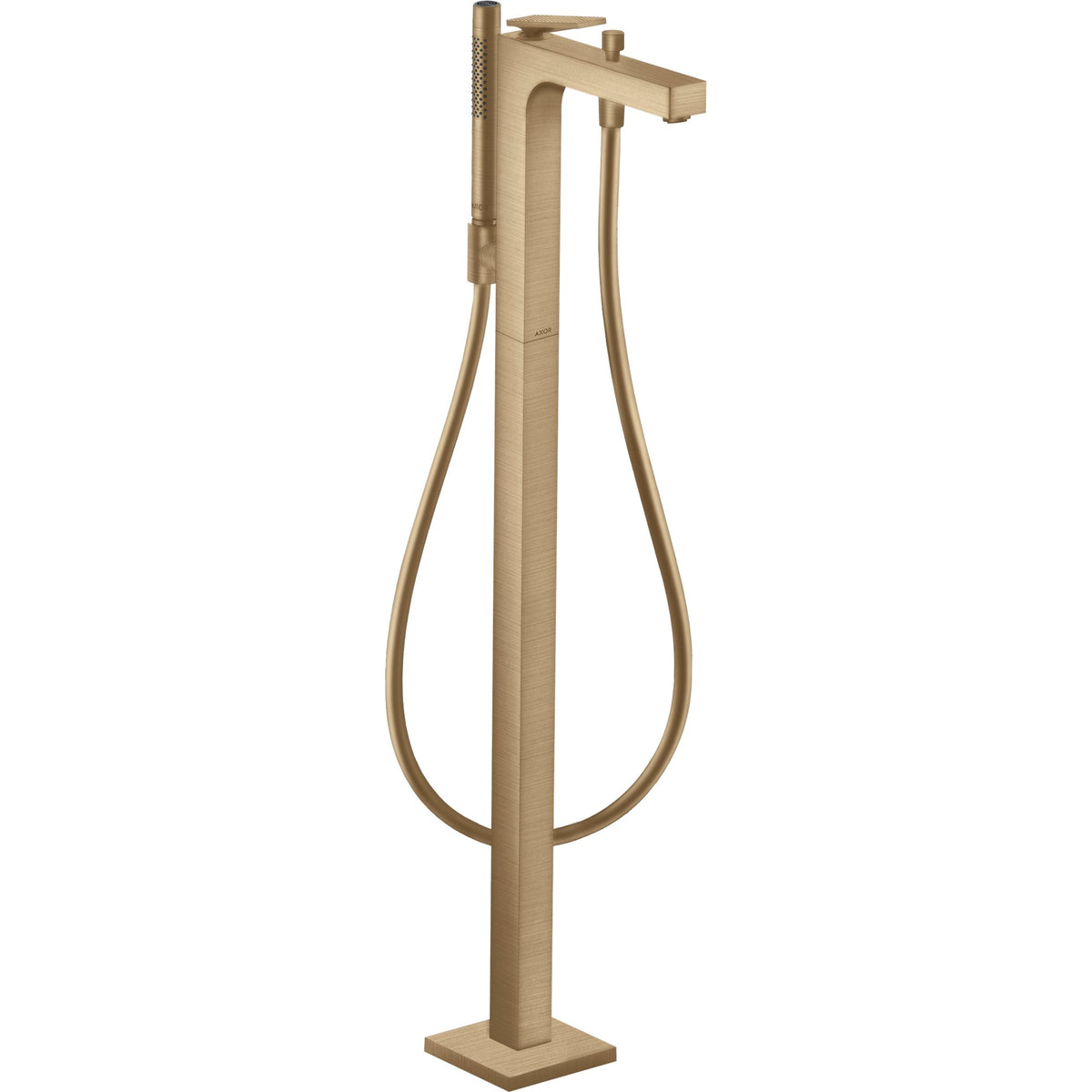 AXOR-Citterio-Single-lever-bath-mixer-floor-standing-with-lever-handle-rhombic-cut-Brushed-Bronze-39471140