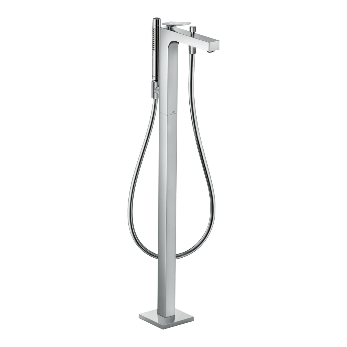 AXOR-Citterio-Single-lever-bath-mixer-floor-standing-with-lever-handle-rhombic-cut-Chrome-39471000