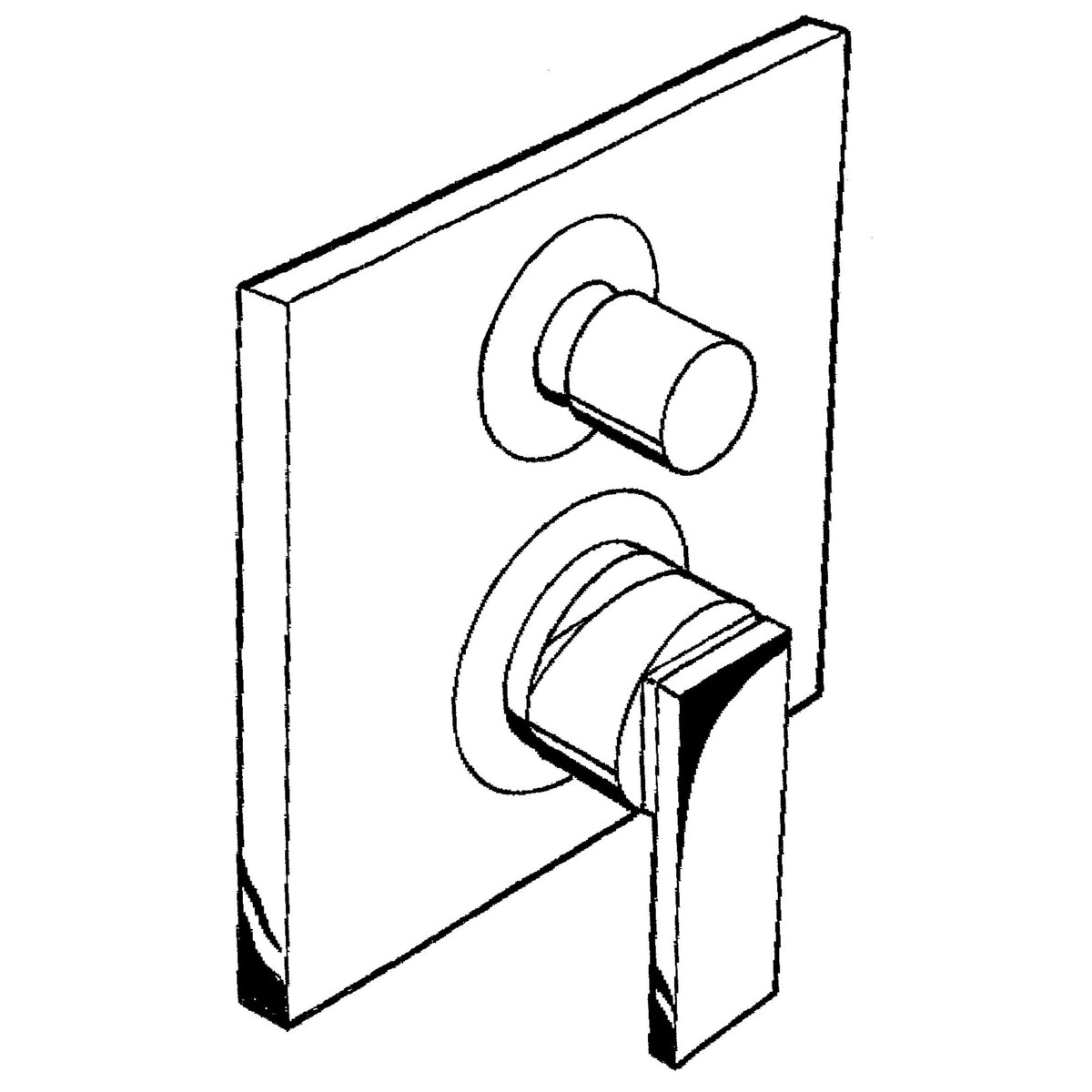AXOR-Citterio-Single-lever-bath-mixer-for-concealed-installation-with-lever-handle-and-integrated-security-combination-according-to-EN1717-39457-technical-04