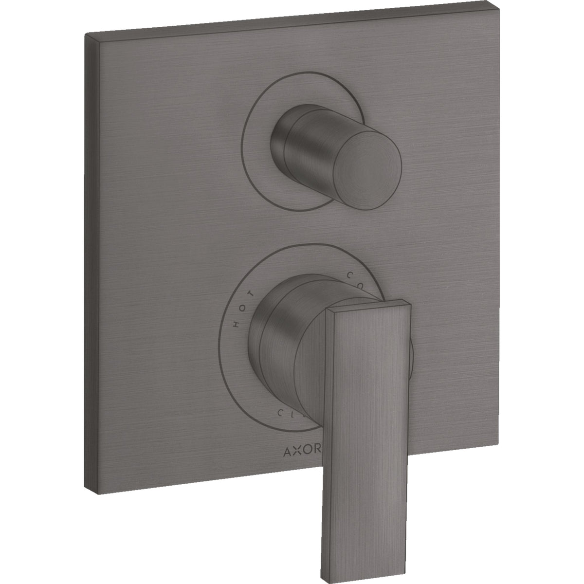 AXOR-Citterio-Single-lever-bath-mixer-for-concealed-installation-with-lever-handle-and-integrated-security-combination-according-to-EN1717-Brushed-Black-Chrome-39457340