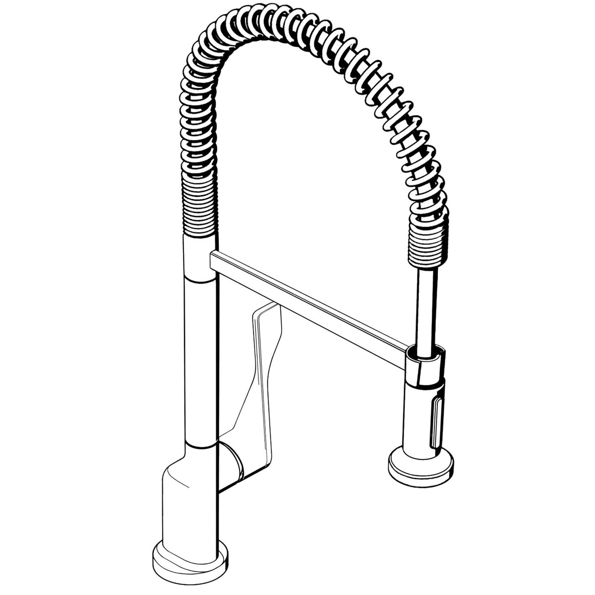 AXOR-Citterio-Single-lever-kitchen-mixer-230-Semi-Pro-Brushed-Black-Chrome-39840340