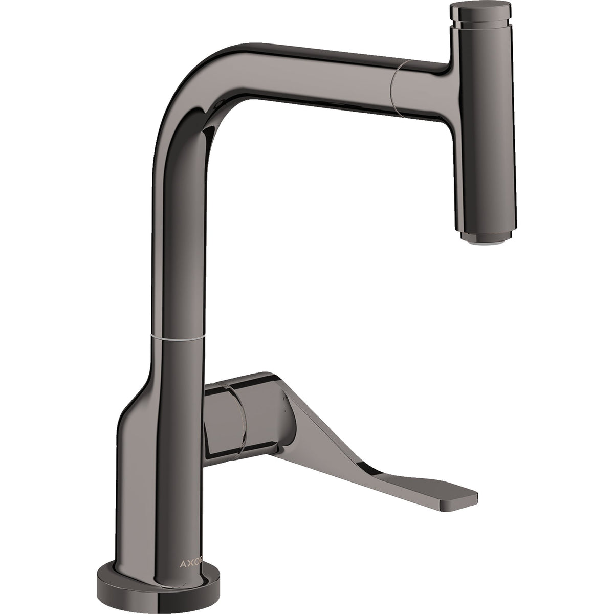 AXOR-Citterio-Single-lever-kitchen-mixer-230-with-pull-out-spout-EcoSmart-Polished-Black-Chrome-39864330