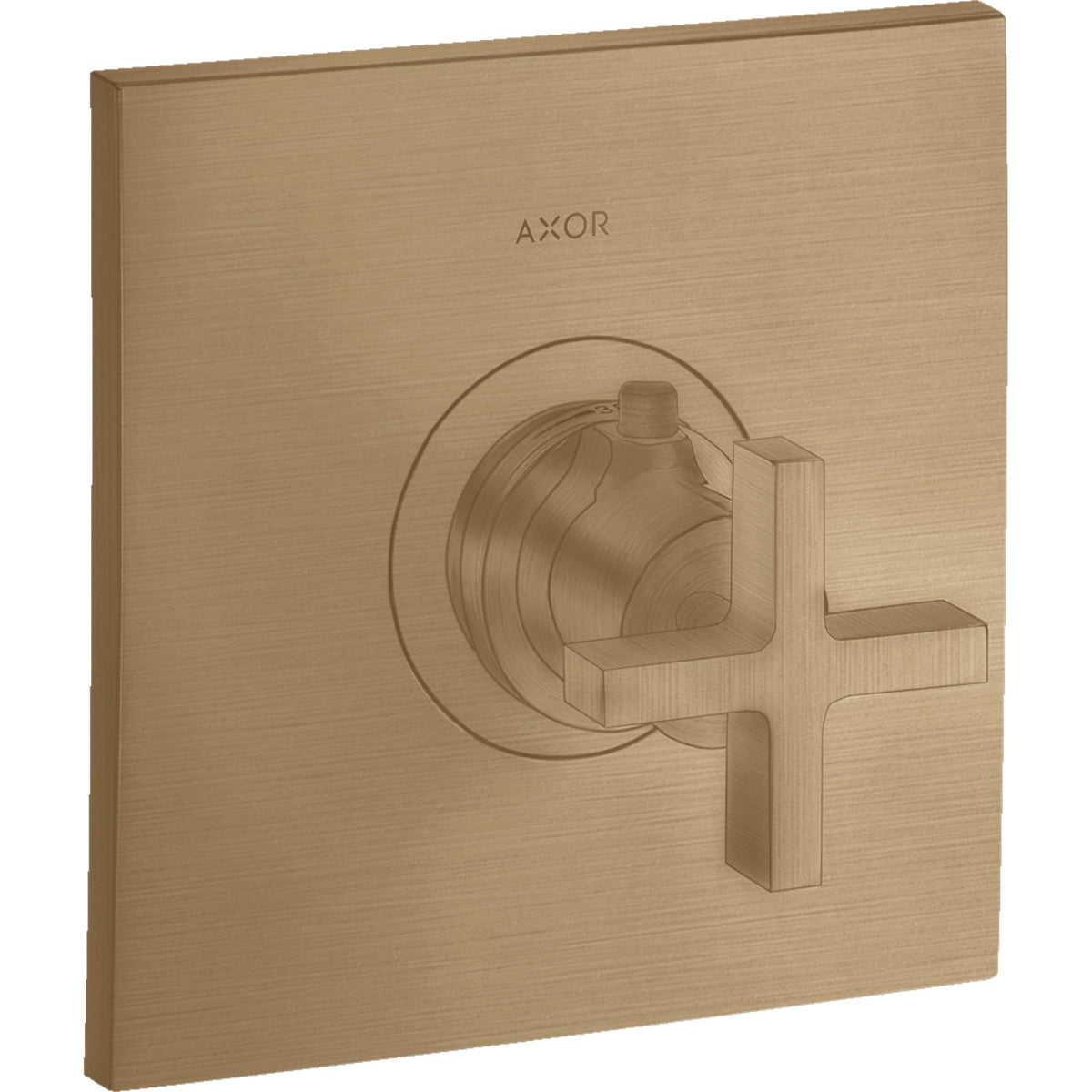 AXOR-Citterio-Thermostat-HighFlow-for-concealed-installation-with-cross-handle-Brushed-Bronze-39716140