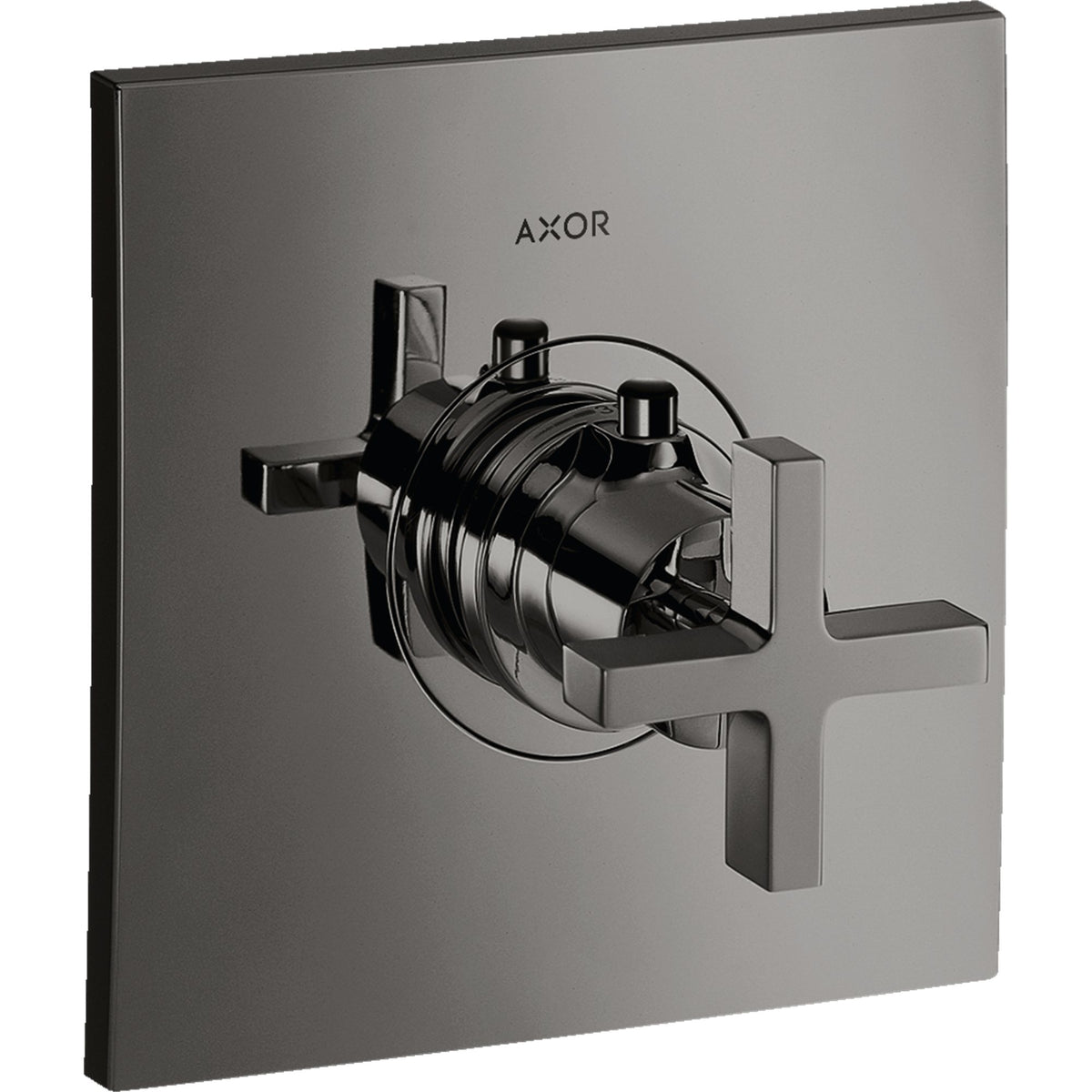 AXOR-Citterio-Thermostat-HighFlow-for-concealed-installation-with-cross-handle-Polished-Black-Chrome-39716330