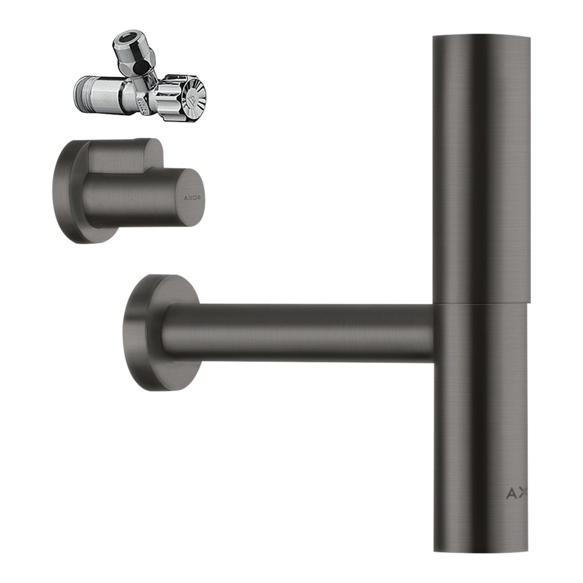 AXOR Design trap set Flowstar Brushed Black Chrome 51304340
