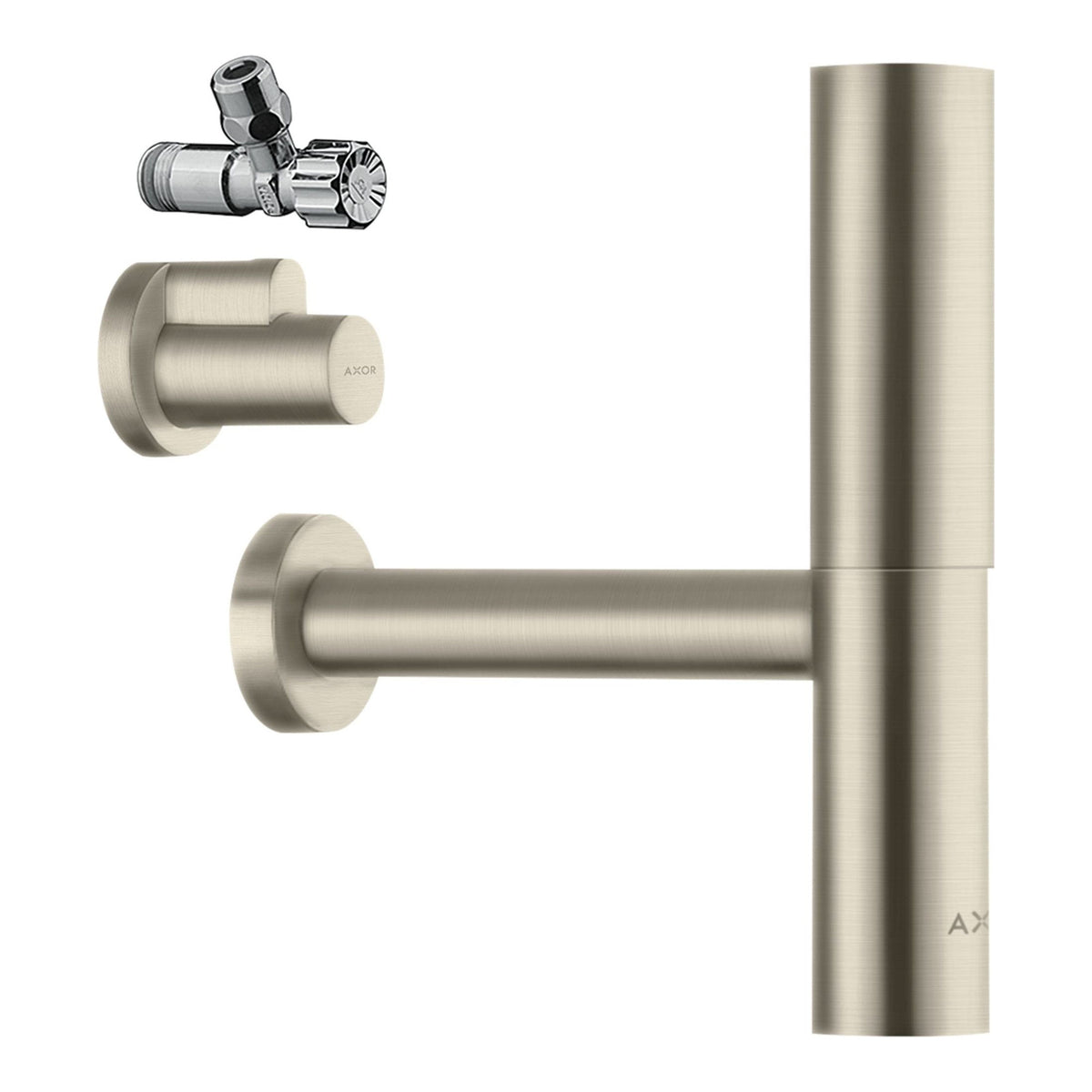 AXOR Design trap set Flowstar Brushed Nickel 51304820