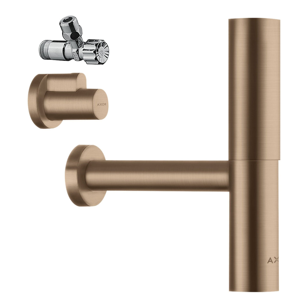 AXOR Design trap set Flowstar Brushed Red Gold 51304310