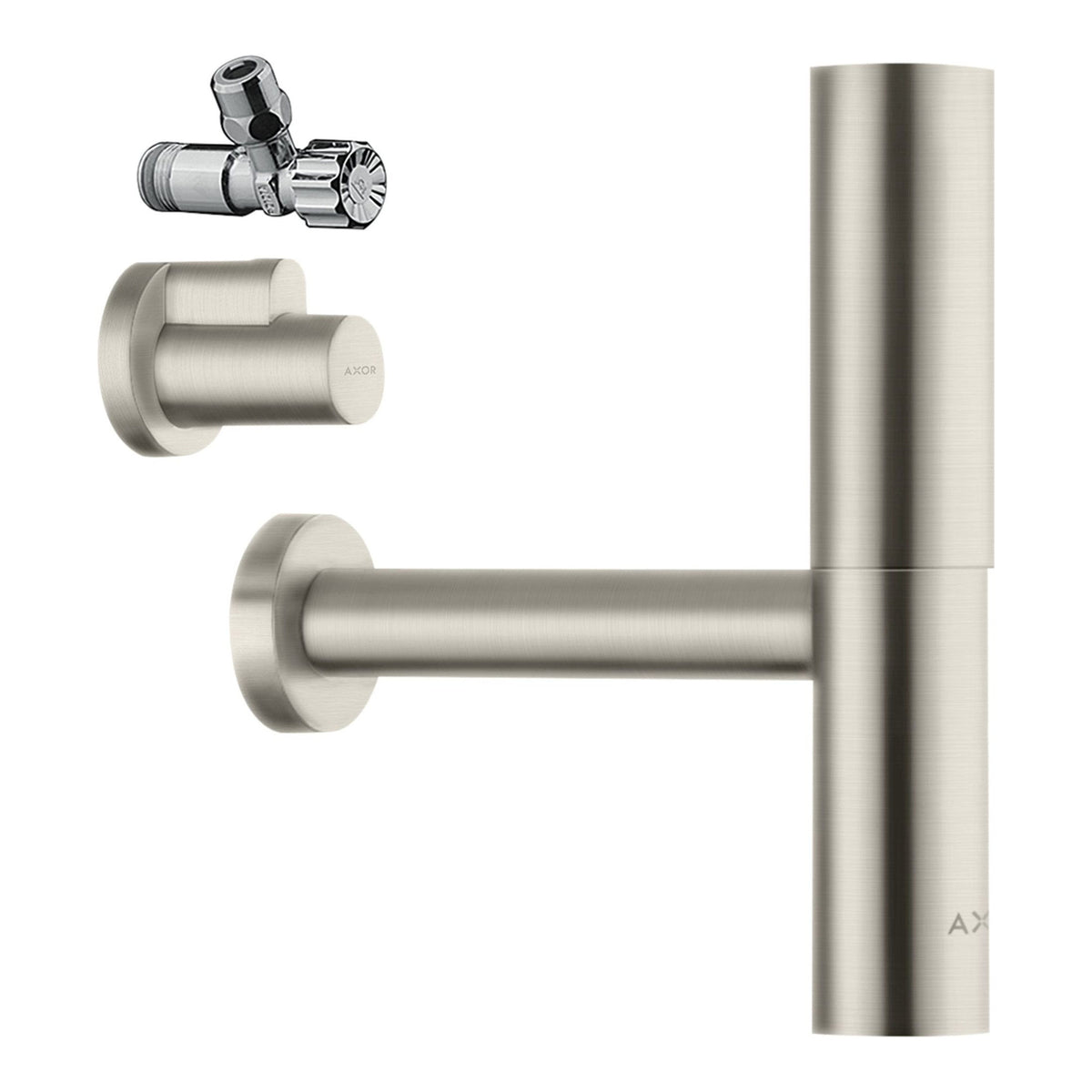 AXOR Design trap set Flowstar Stainless Steel Optic 51304800