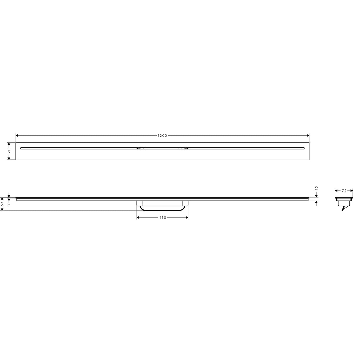AXOR-Drain-Finish-set-shower-drain-1200-42524-technical-02