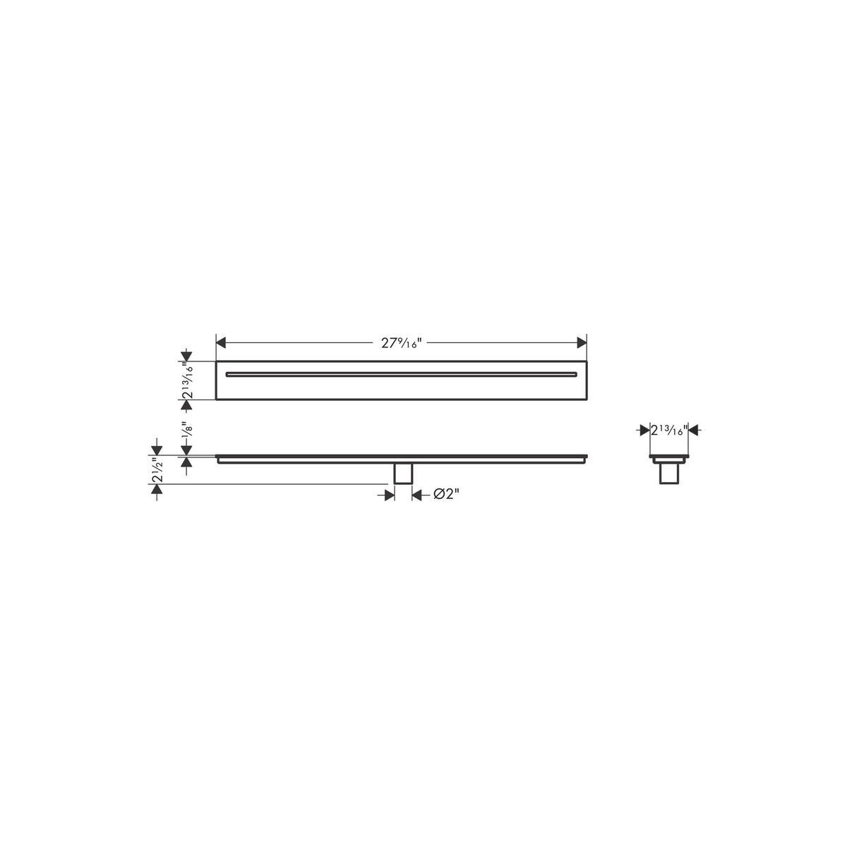 AXOR-Drain-Finish-set-shower-drain-700-42520-technical-01