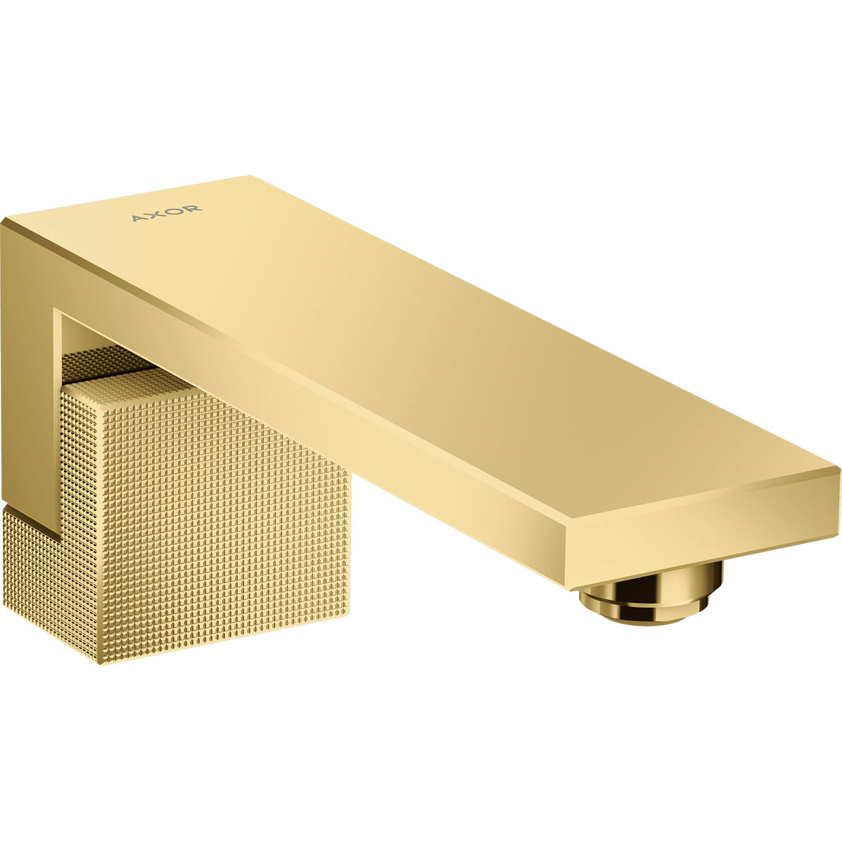 AXOR-Edge-Bath-spout-diamond-cut-Polished-Gold-Optic-46411990