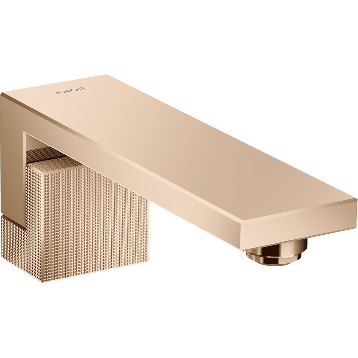 AXOR-Edge-Bath-spout-diamond-cut-Polished-Red-Gold-46411300