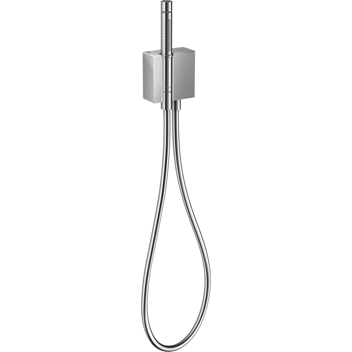 AXOR-Edge-Porter-unit-with-baton-hand-shower-2jet-and-shower-hose-diamond-cut-Chrome-46521000