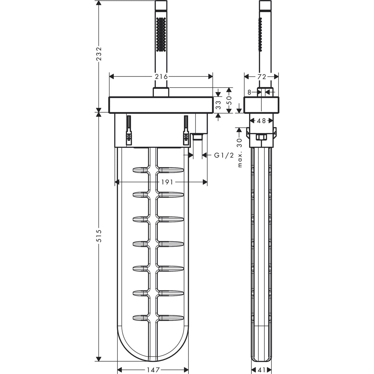 AXOR-Edge-Rim-mounted-bath-set-46470-technical-01