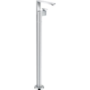 AXOR-Edge-Single-lever-basin-mixer-floor-standing-with-push-open-waste-set-diamond-cut-Chrome-46041000