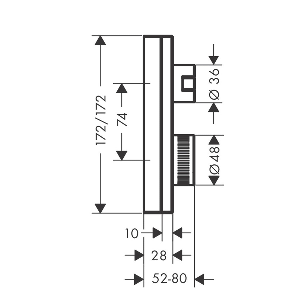 AXOR-Edge-Thermostat-for-concealed-installation-with-shut-off-valve-diamond-cut-46751-technical-01