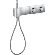 AXOR-Edge-Thermostatic-module-Select-470-100-for-concealed-installation-for-2-functions-diamond-cut-Chrome-46701000