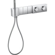 AXOR-Edge-Thermostatic-module-Select-540-100-for-concealed-installation-for-3-functions-diamond-cut-Chrome-46711000