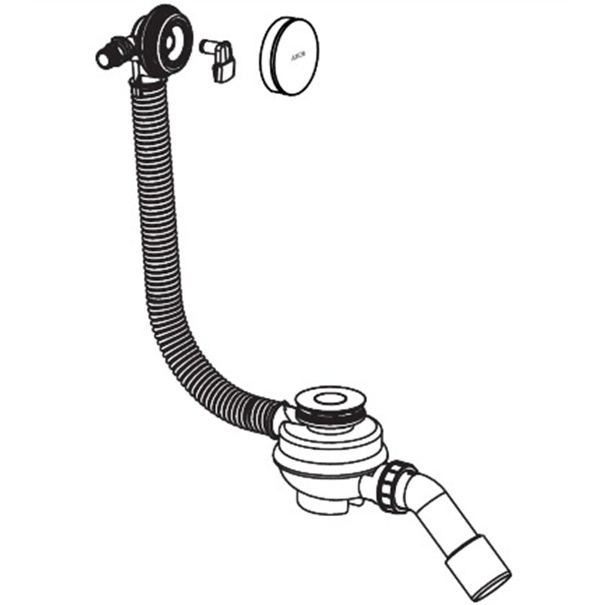 AXOR-Exafill-Complete-set-bath-filler-waste-and-overflow-set-for-bathtub-42540-technical-01
