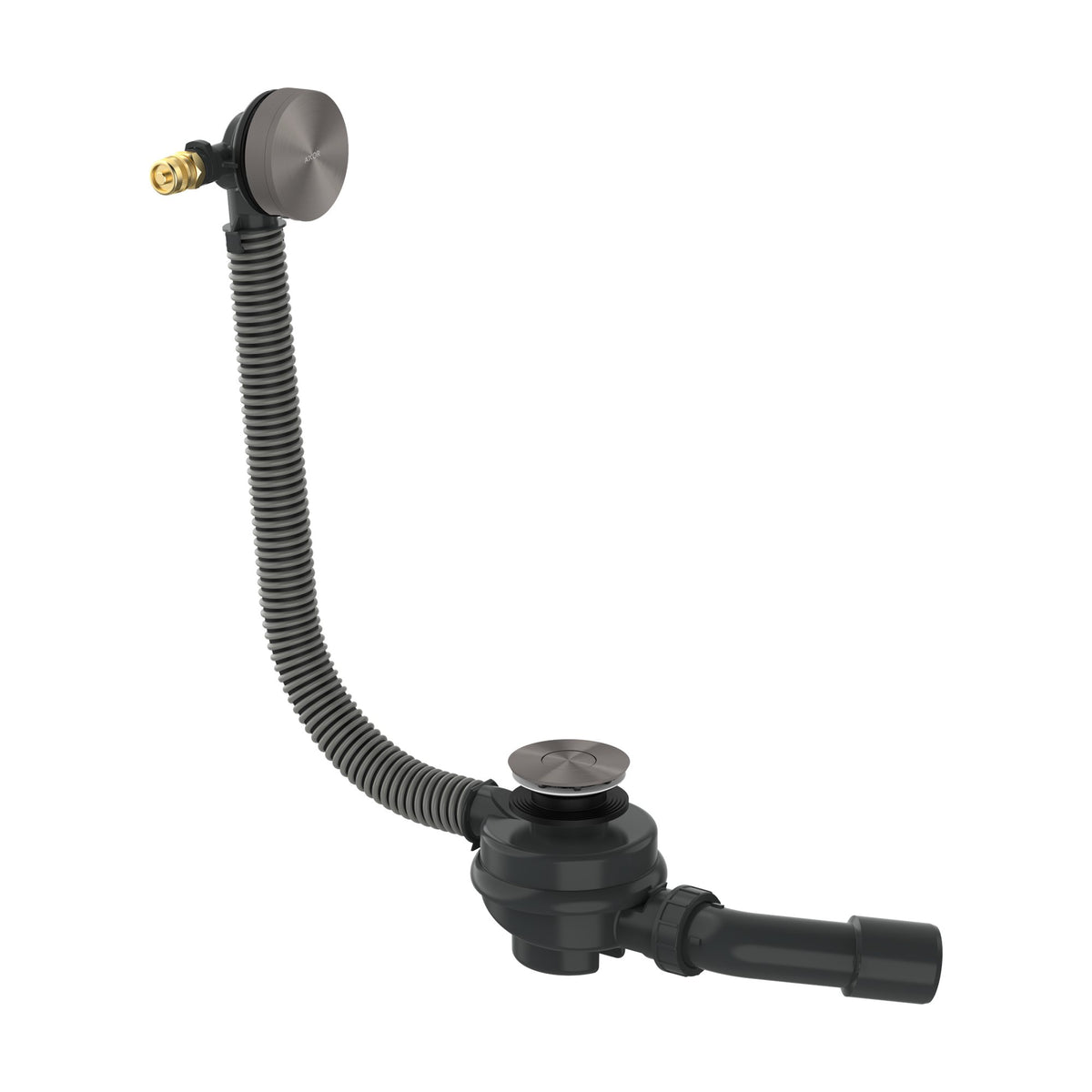 AXOR-Exafill-Complete-set-bath-filler-waste-and-overflow-set-for-bathtub-Brushed-Black-Chrome-42540340