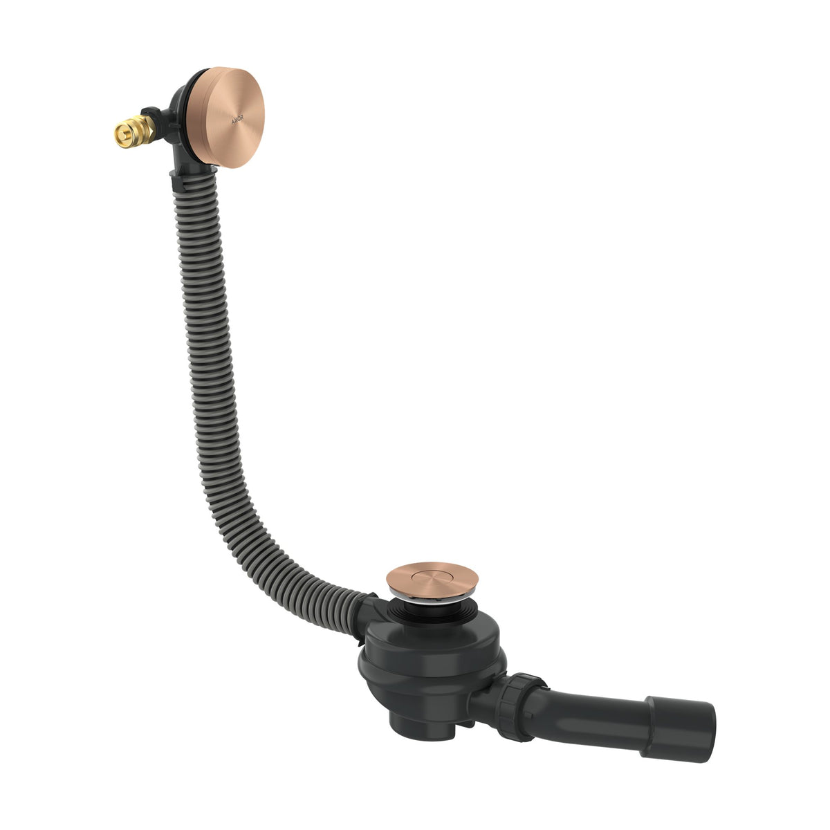 AXOR-Exafill-Complete-set-bath-filler-waste-and-overflow-set-for-bathtub-Brushed-Red-Gold-42540310