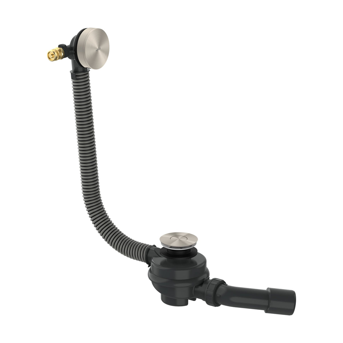 AXOR-Exafill-Complete-set-bath-filler-waste-and-overflow-set-for-bathtub-Stainless-Steel-Optic-42540800