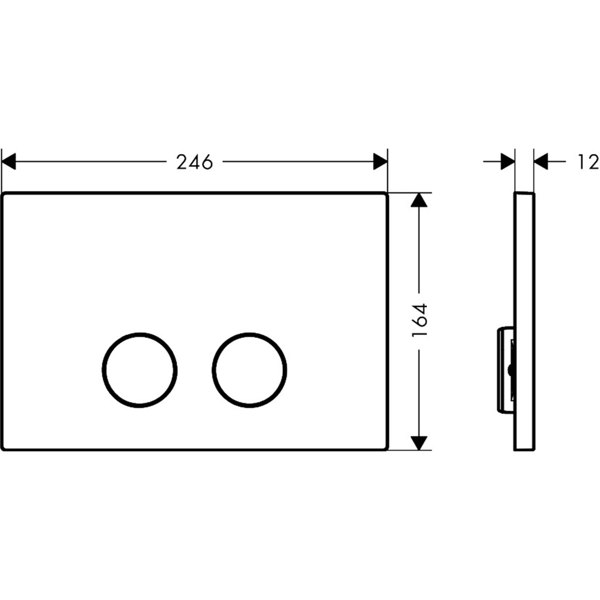 AXOR-FlushPlate-Flush-plate-for-Geberit-Sigma-42530-technical-01