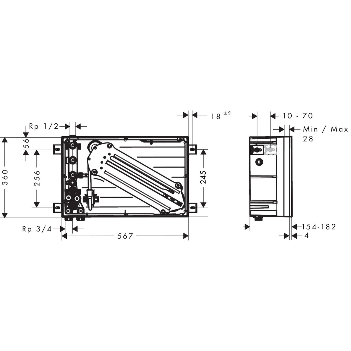 AXOR-Incava-Basic-set-for-shower-system-600-390-with-thermostat-for-2-functions-35749-technical-02