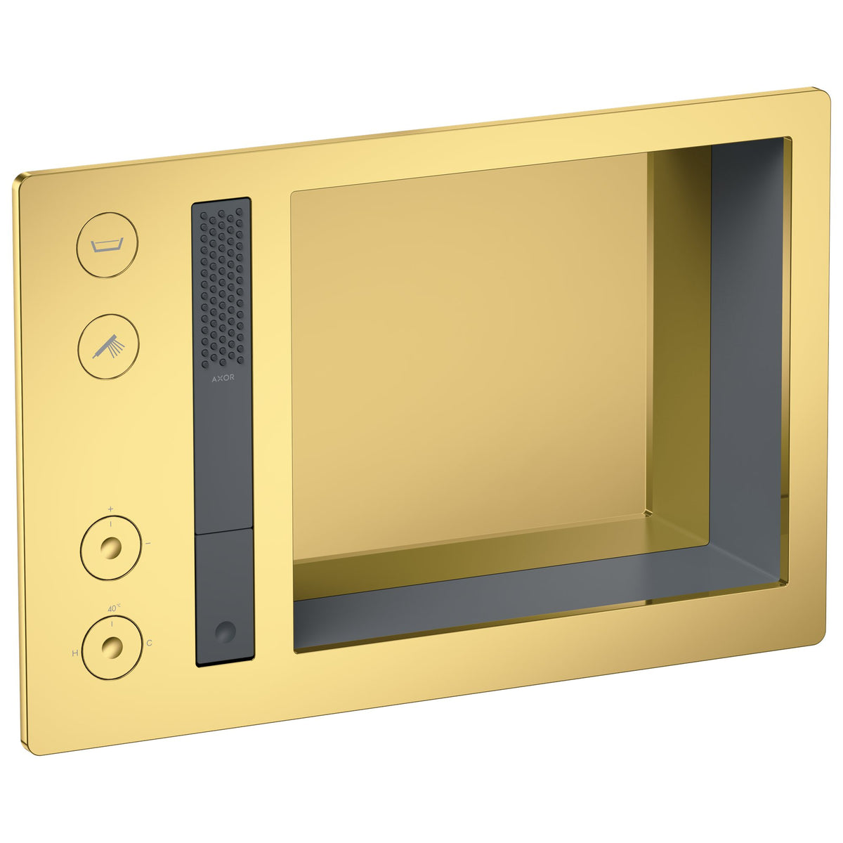 AXOR-Incava-Shower-system-600-390-with-thermostat-for-2-functions-Polished-Gold-Optic-35754990