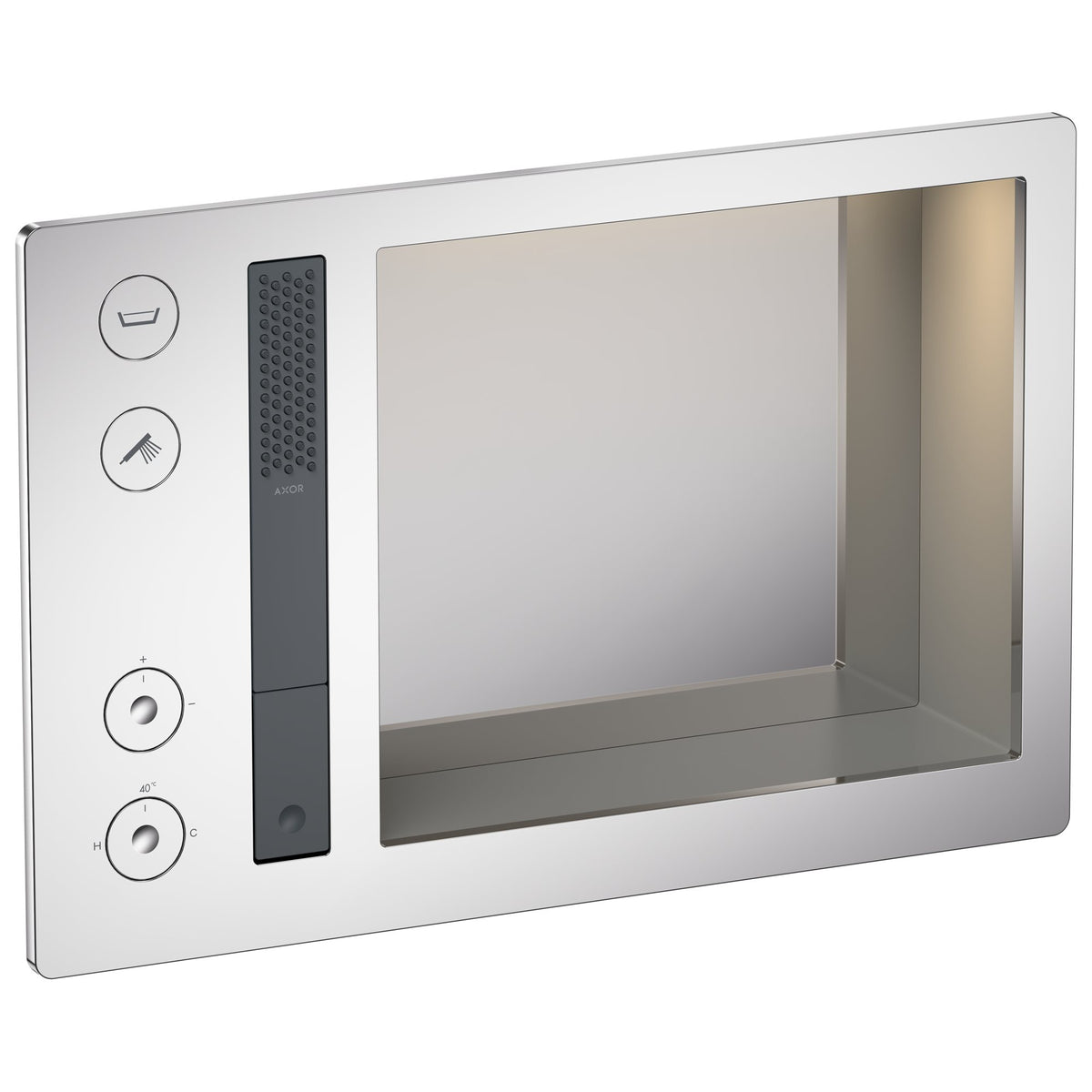 AXOR-Incava-Shower-system-600-390-with-thermostat-for-2-functions-for-version-with-light-Chrome-35744000