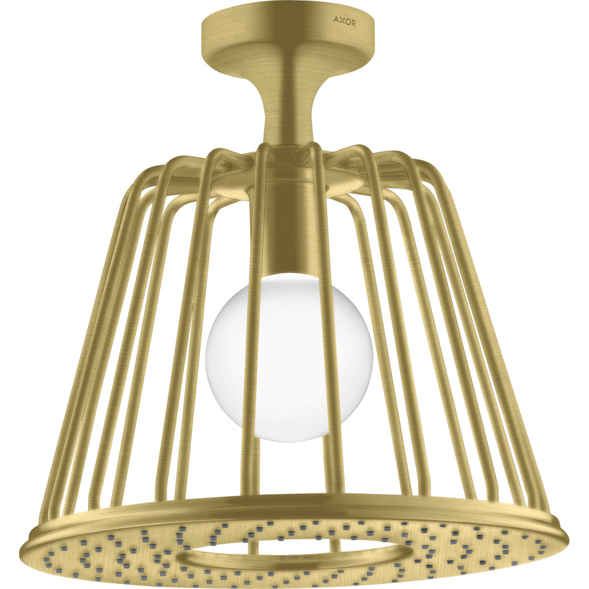 AXOR-LampShower-Nendo-LampShower-275-1jet-with-ceiling-connector-Brushed-Brass-26032950