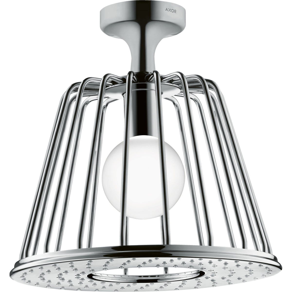 AXOR-LampShower-Nendo-LampShower-275-1jet-with-ceiling-connector-Chrome-26032000