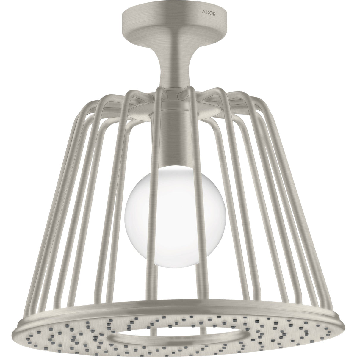 AXOR-LampShower-Nendo-LampShower-275-1jet-with-ceiling-connector-Stainless-Steel-Optic-26032800