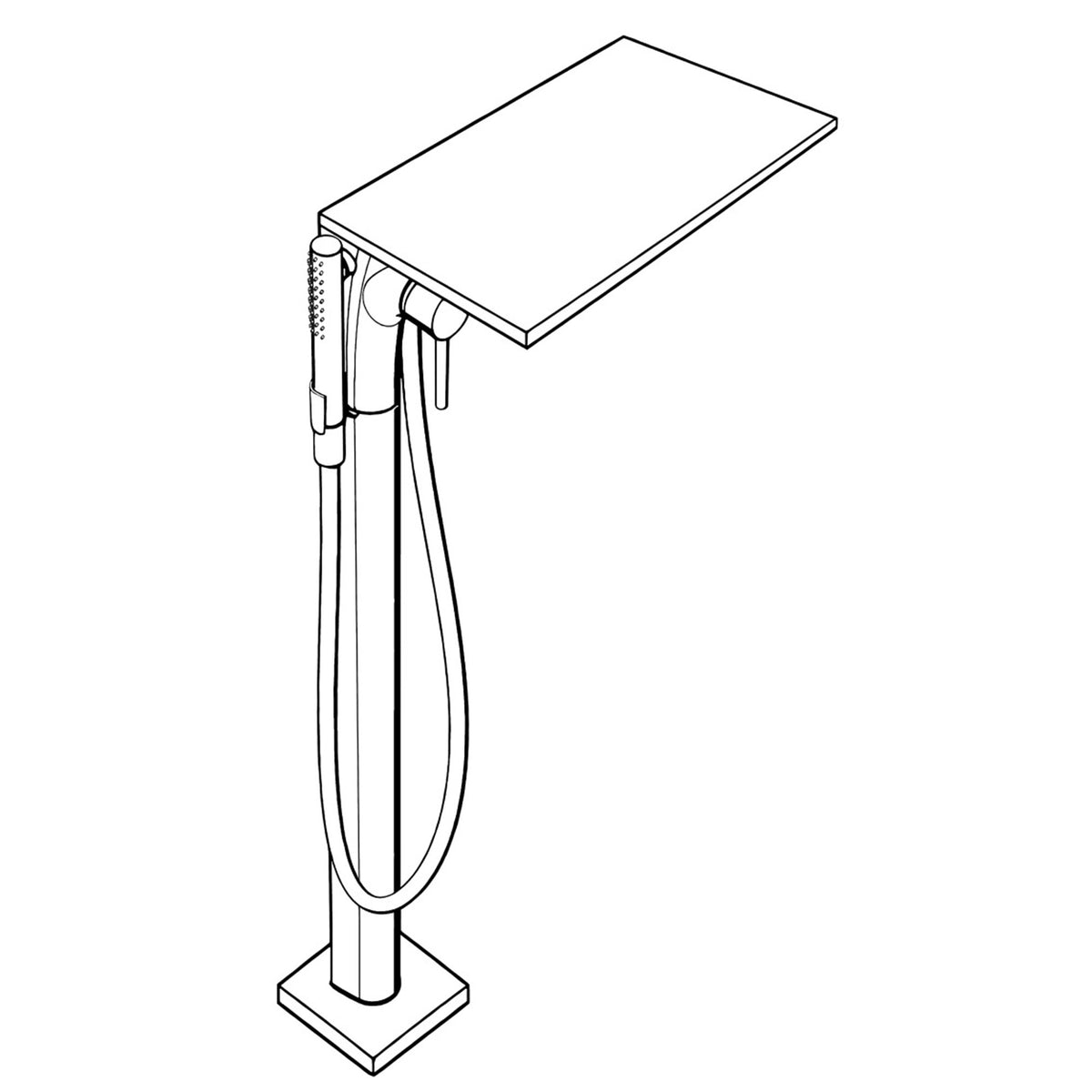 AXOR-Massaud-Single-lever-bath-mixer-floor-standing-18450-technical-05