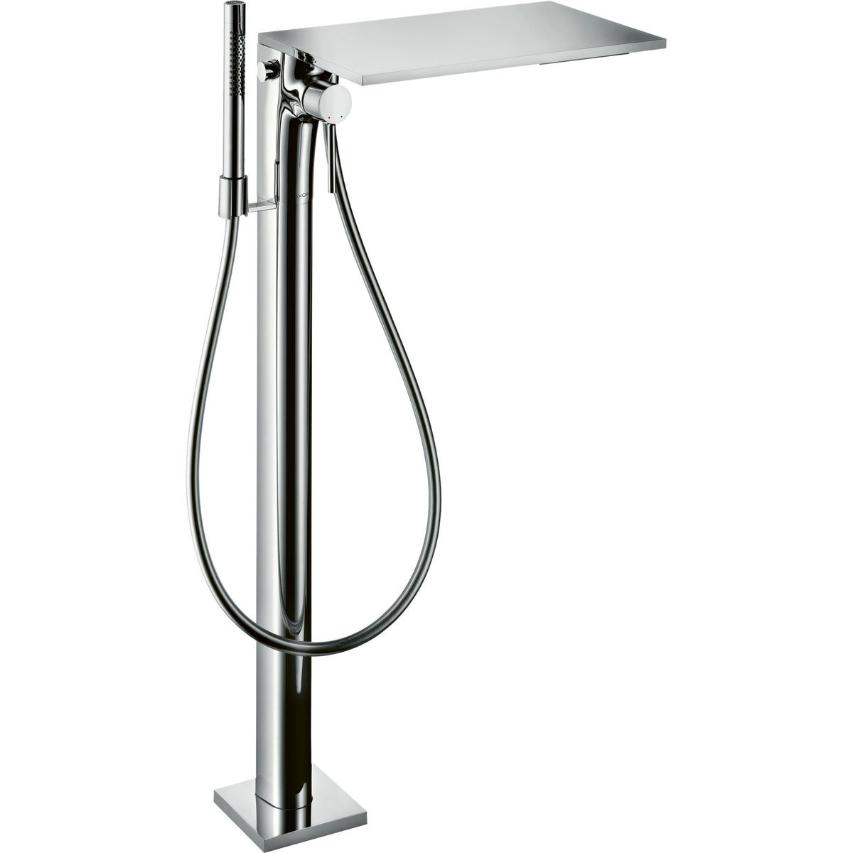 AXOR-Massaud-Single-lever-bath-mixer-floor-standing-Chrome-18450000
