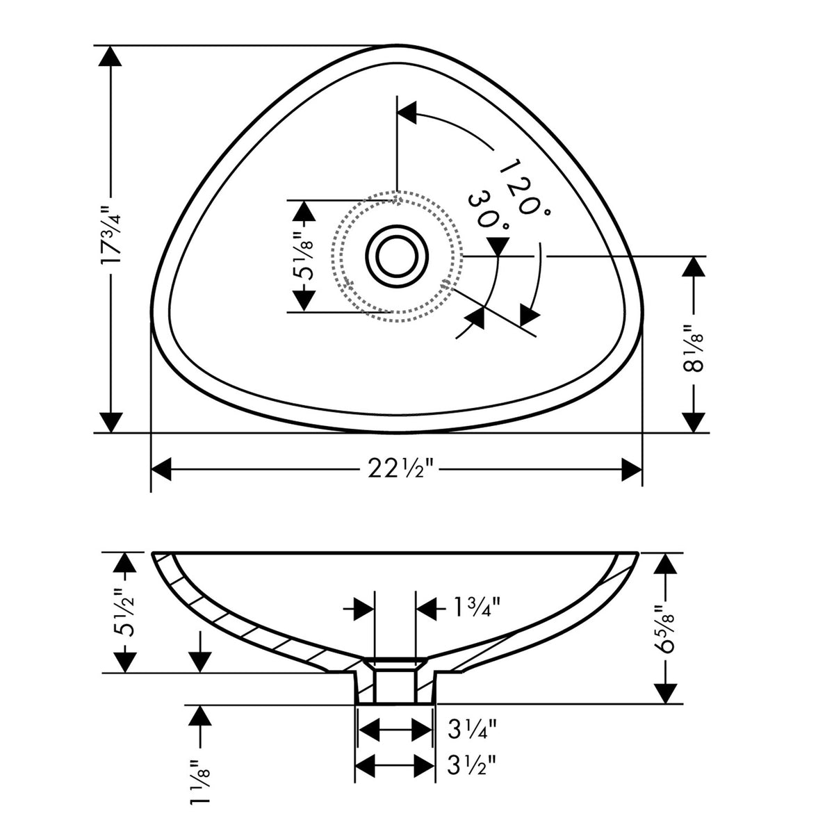 AXOR-Massaud-Wash-bowl-570-450-42305-technical-02