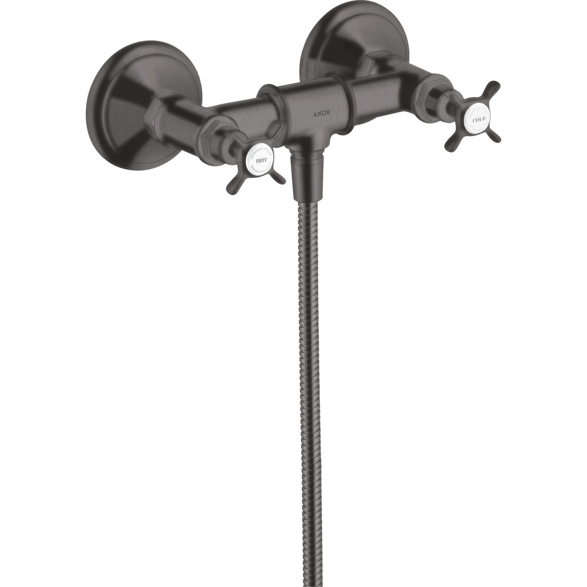 AXOR-Montreux-2-handle-shower-mixer-for-exposed-installation-with-cross-handles-Brushed-Black-Chrome-16560340