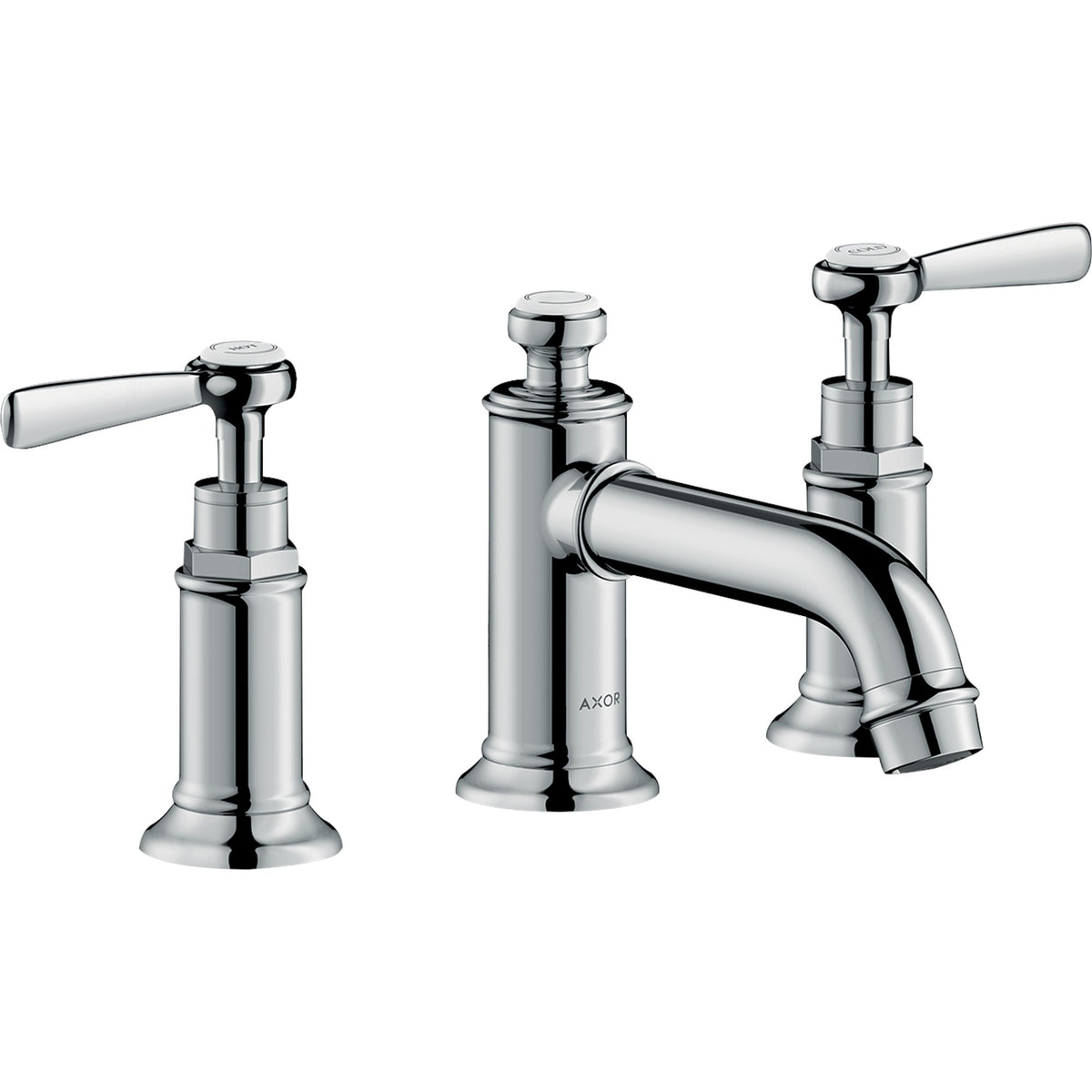 AXOR-Montreux-3-hole-basin-mixer-30-with-lever-handles-and-pop-up-waste-set-Chrome-16535000