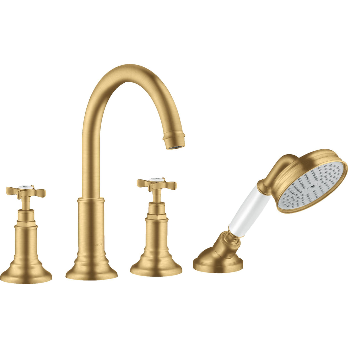 AXOR-Montreux-4-hole-rim-mounted-bath-mixer-with-cross-handles-Brushed-Gold-Optic-16546250