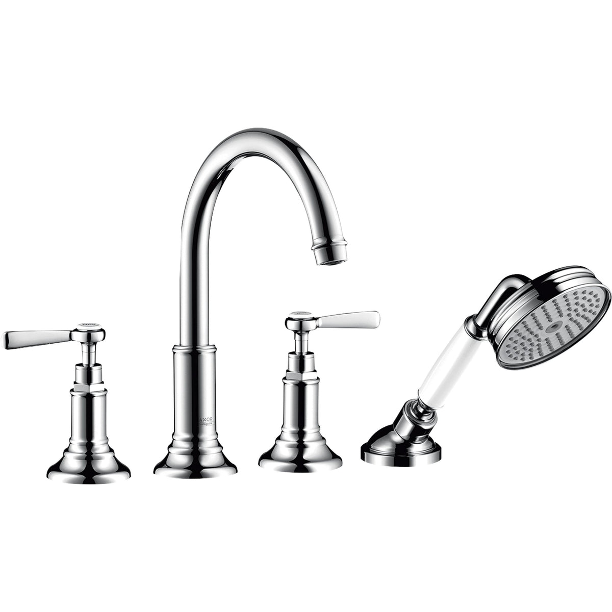 AXOR-Montreux-4-hole-rim-mounted-bath-mixer-with-lever-handles-Chrome-16550000
