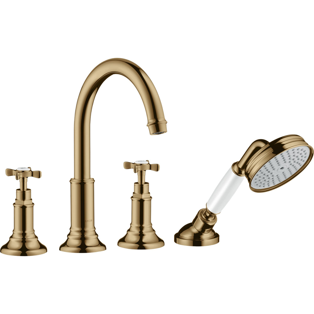 AXOR-Montreux-4-hole-tile-mounted-bath-mixer-with-cross-handles-Polished-Bronze-16544130