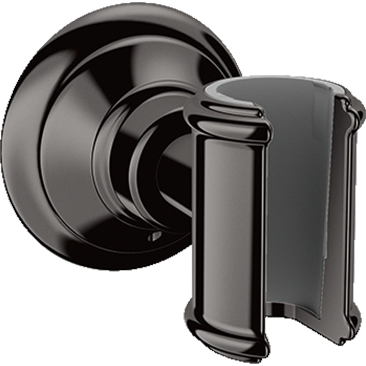AXOR-Montreux-Shower-holder-Polished-Black-Chrome-16325330