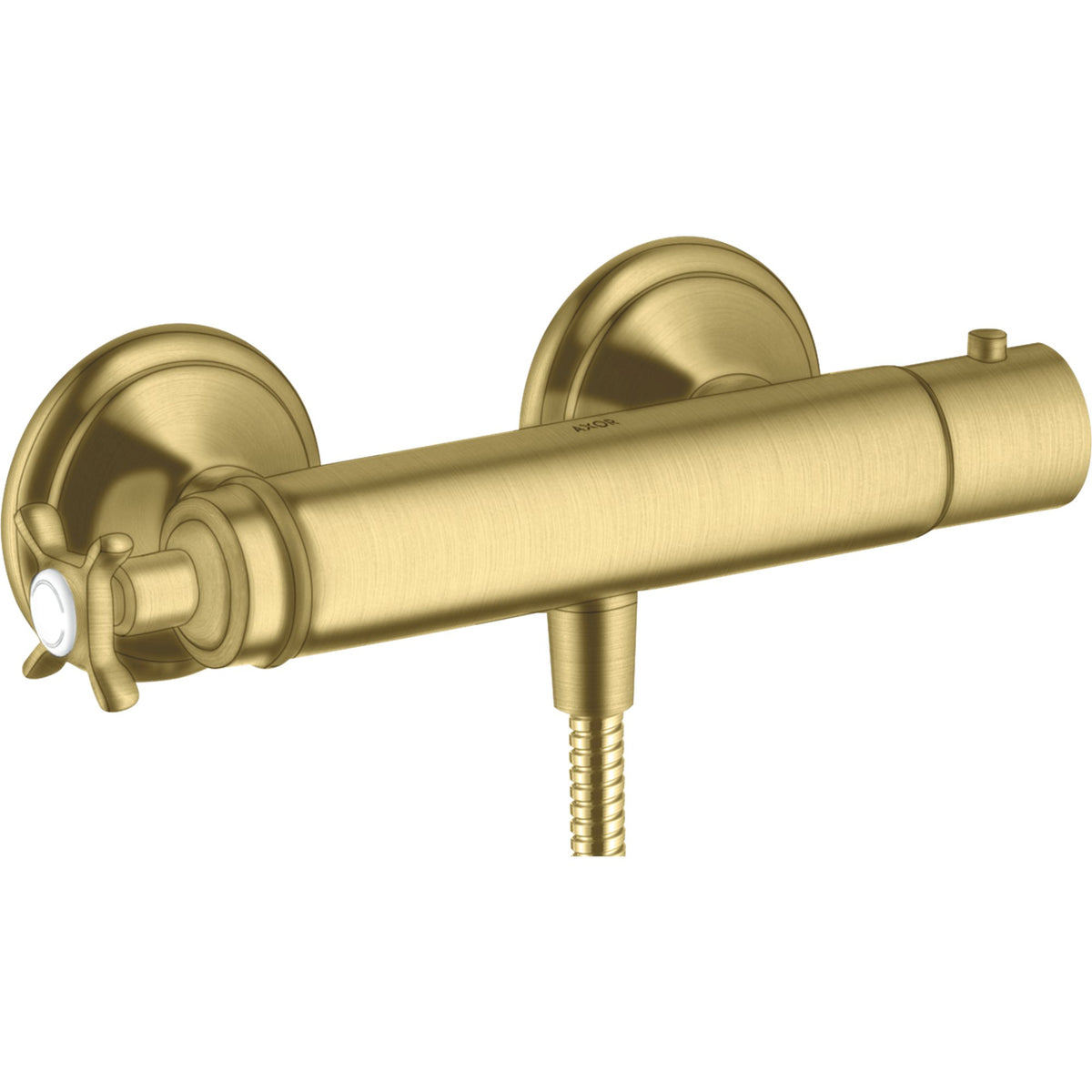 AXOR-Montreux-Shower-thermostat-for-exposed-installation-with-cross-handle-Brushed-Brass-16261950