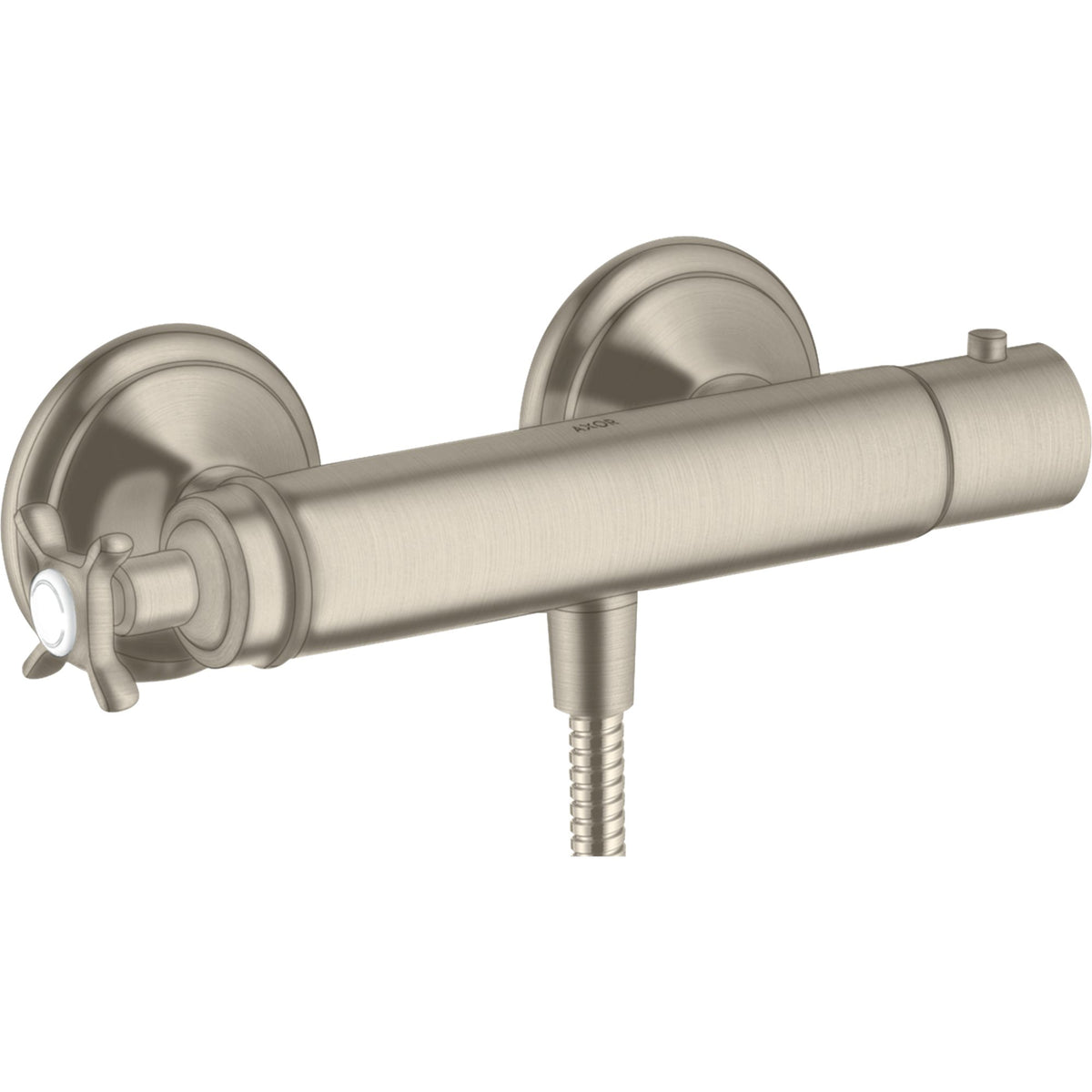 AXOR-Montreux-Shower-thermostat-for-exposed-installation-with-cross-handle-Brushed-Nickel-16261820