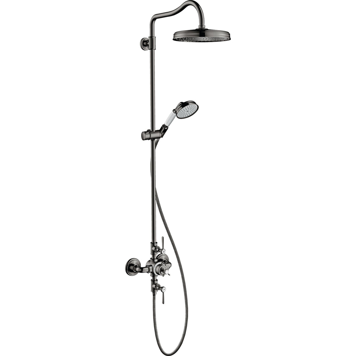 AXOR-Montreux-Showerpipe-with-thermostat-and-overhead-shower-240-1jet-Polished-Black-Chrome-16572330